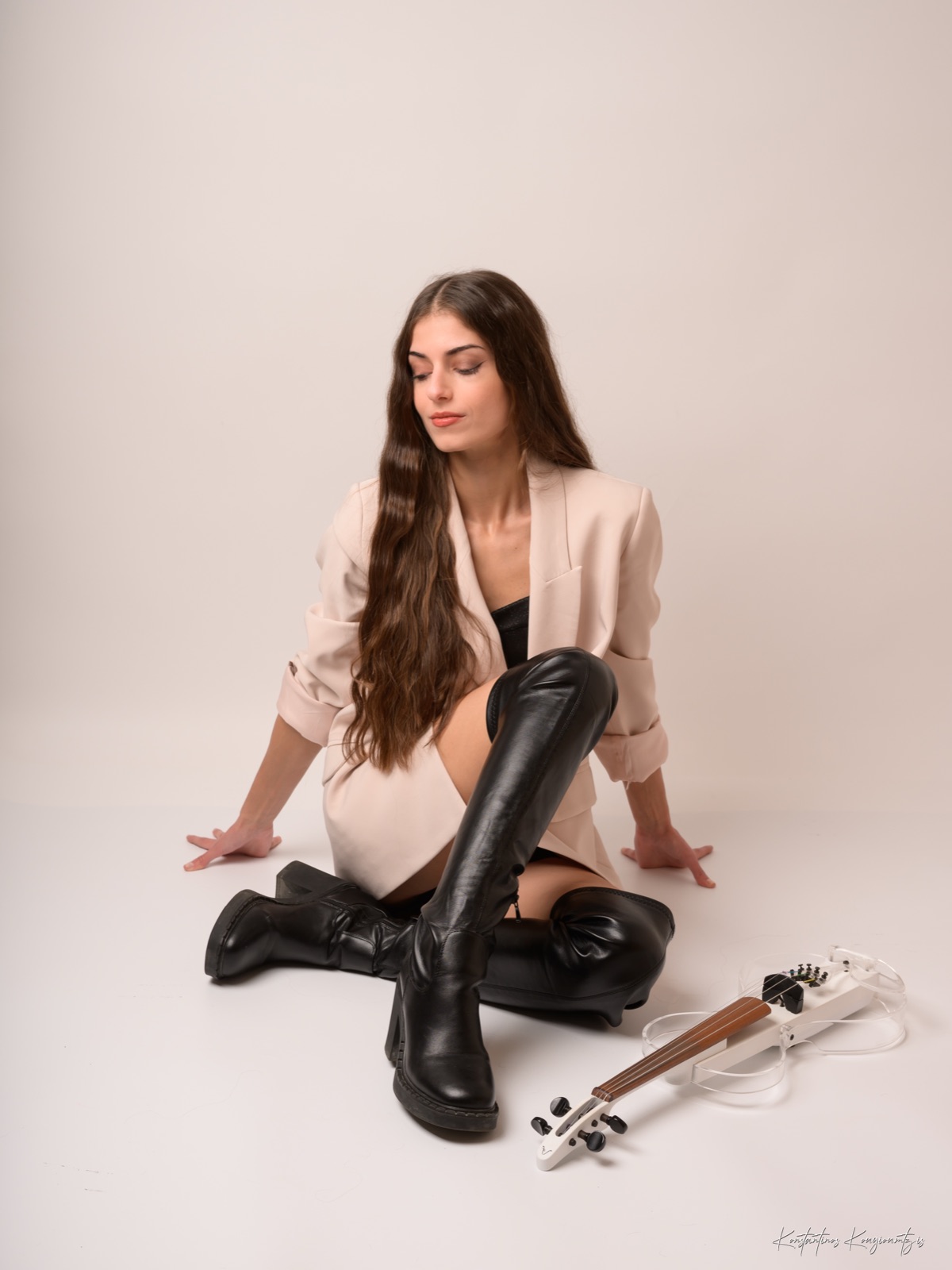 Editorial studio portrait of Marvi
